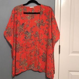 Nordstrom Soprano Floral Kimono